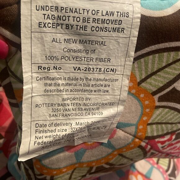 Personalized “Abigail” pottery barn, teen sleeping bag - Picture 7 of 10